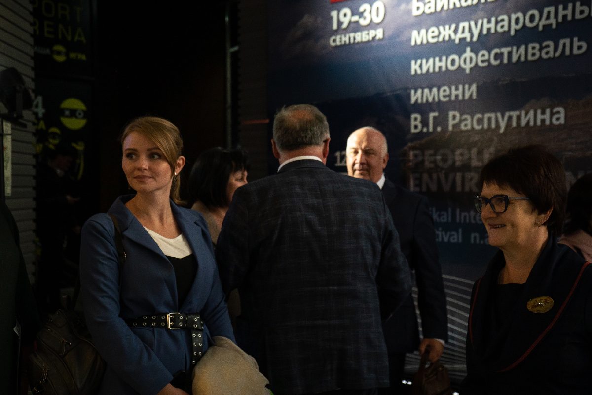 Марта Котова на открытии Иркутского кинофестиваля