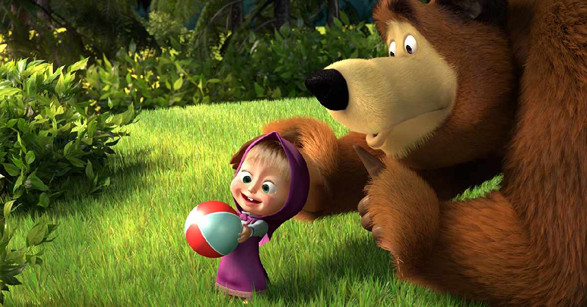 Мультсериал «Маша и Медведь» вошел в пятерку самых востребованных детских шоу в мире