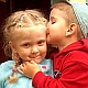 child kiss