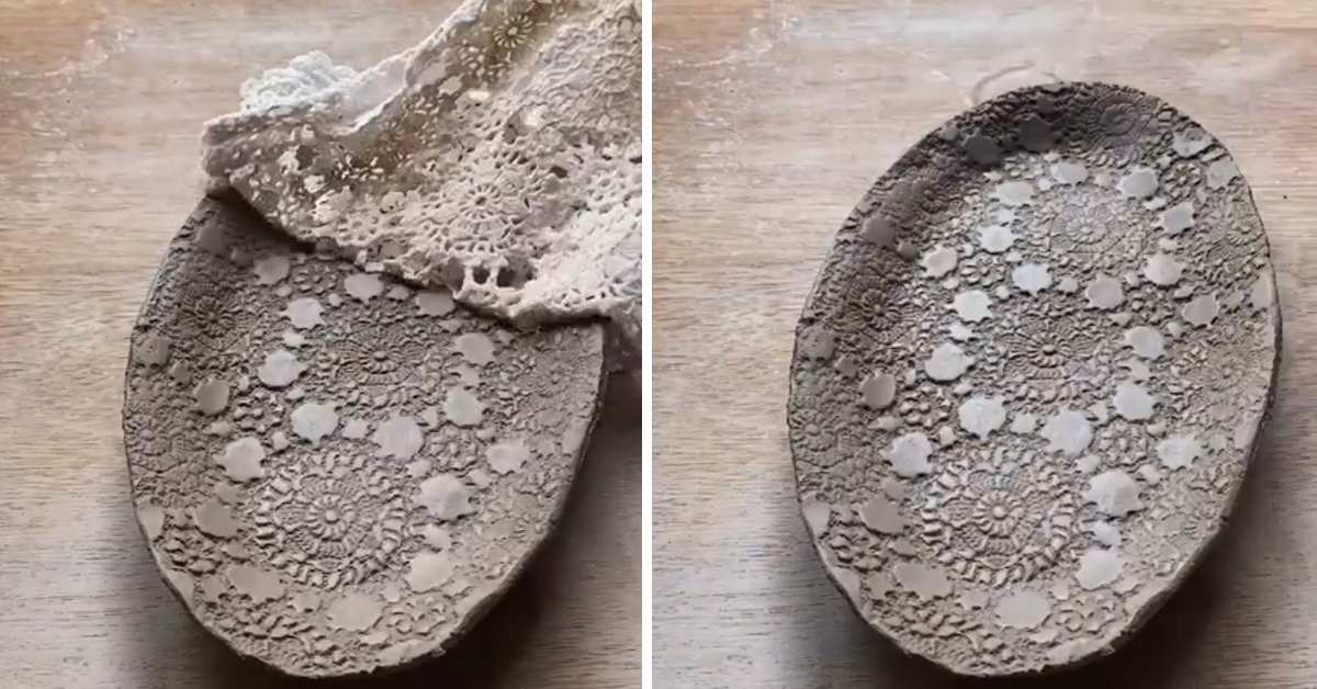 Cоздания декоративной тарелки из глины