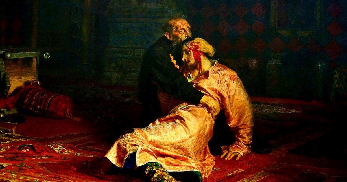 Вандал, напавший на "Ивана Грозного и сына его Ивана", ссылается на "неприятные ощущения"