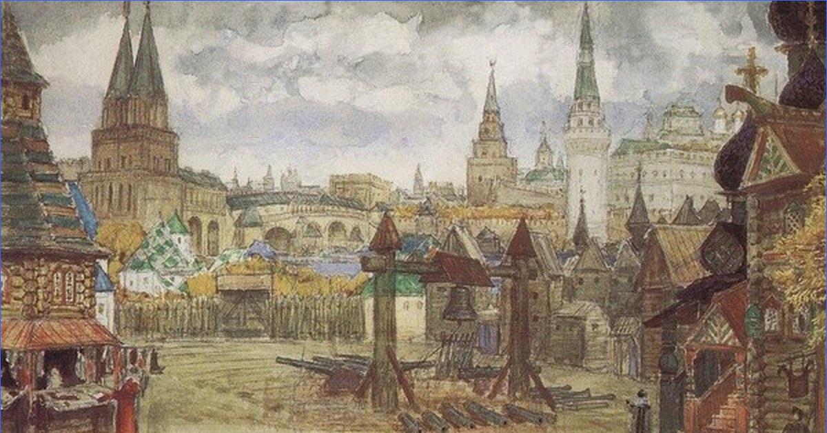 Васнецов картины москвы