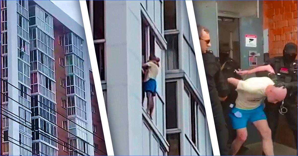 Мужчина выпал с балкона