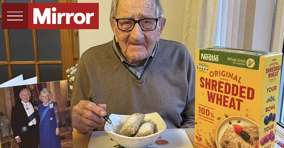 107-летний мужчина связал свою долгую жизнь с особыми завтраками