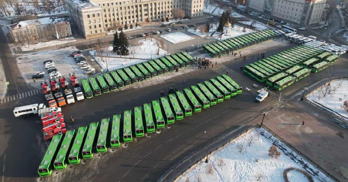Новые автобусы для Иркутска