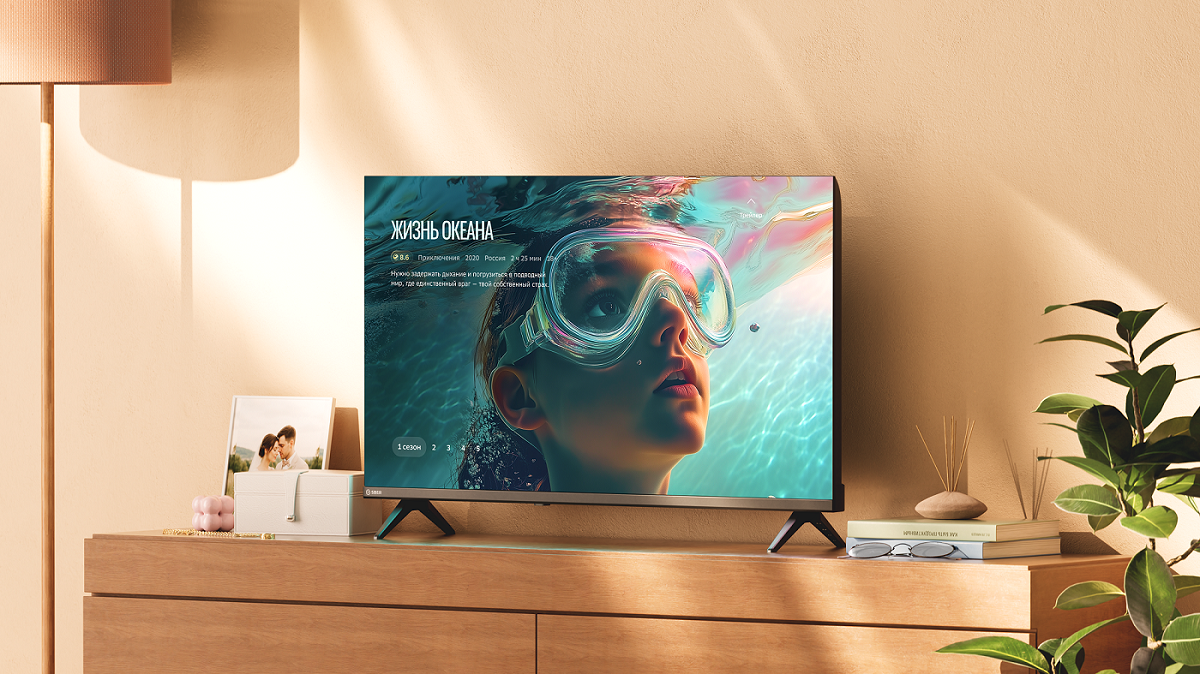 На рынок вышли новые телевизоры Sber QLED