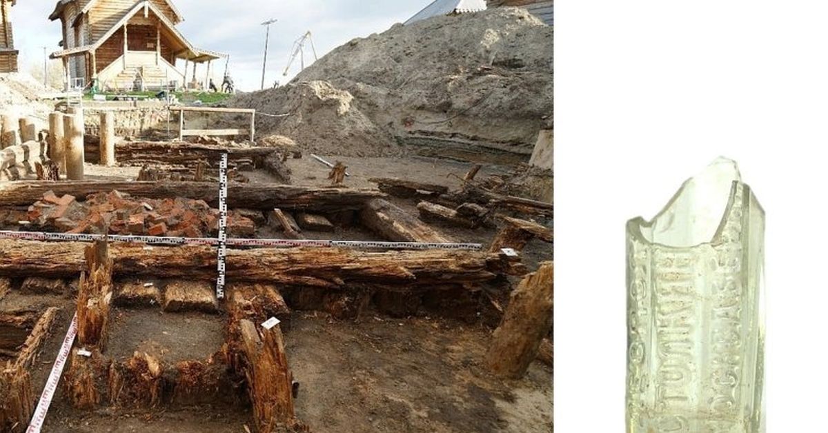 На раскопках в Салехарде нашли тару парфюма 19 века