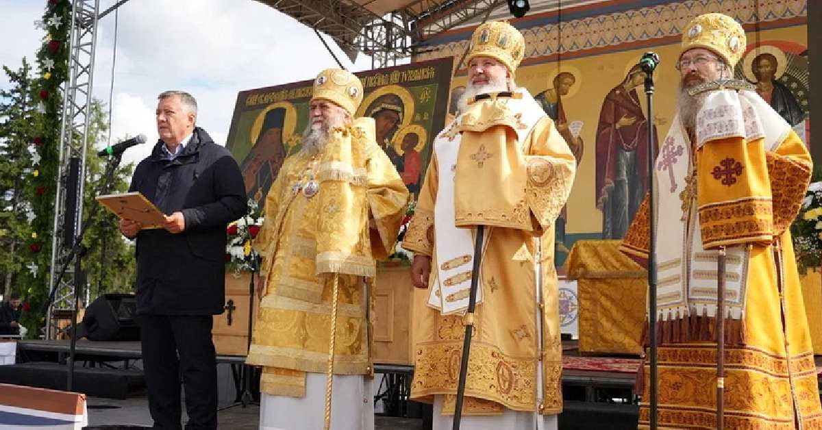 В торжественной церемонии принял участие губернатор Иркутской области Игорь Кобзев