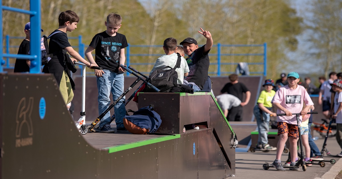 Новый скейт-парк в Братске от компании Эн+