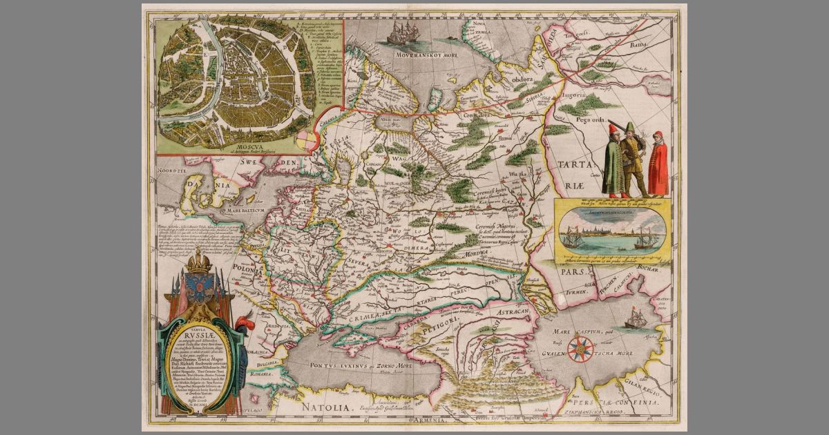 первый печатный вариант карты Руси вышел 495 лет назад, 26 января 1525 года.