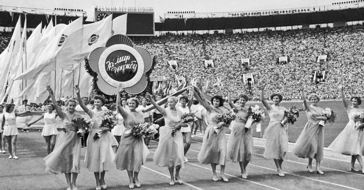 В 1957 году в Москве проходил Всемирный фестиваль молодёжи и студентов 