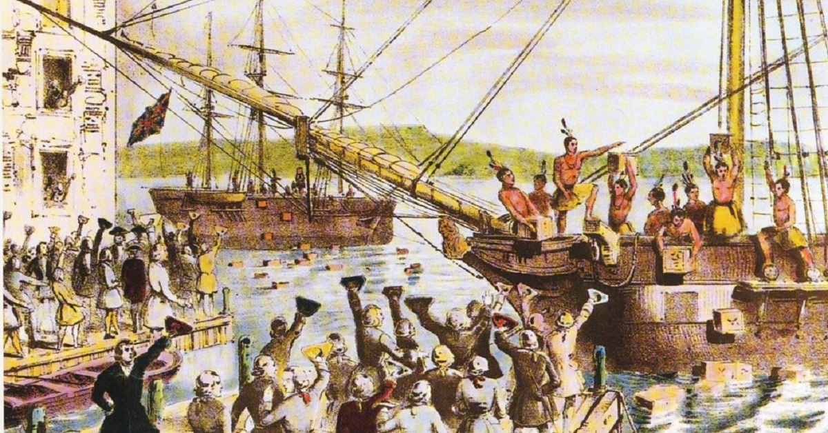 День в истории: 247 лет назад произошло «Бостонское чаепитие»